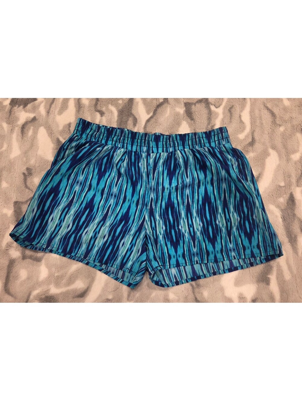 a.n.a Blue Patterned Women's Shorts Size M